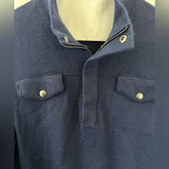 Banana Republic Men's Quarter Zip Sweater Size Large - Picture 3 of 6